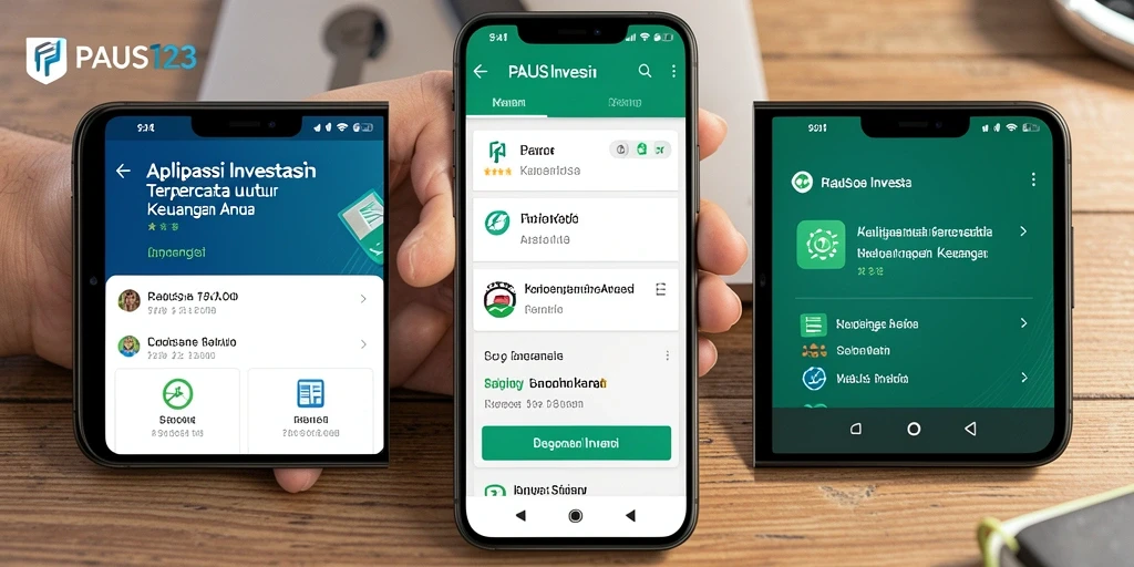 Antarmuka aplikasi PAUS123 yang mudah digunakan dan informatif.