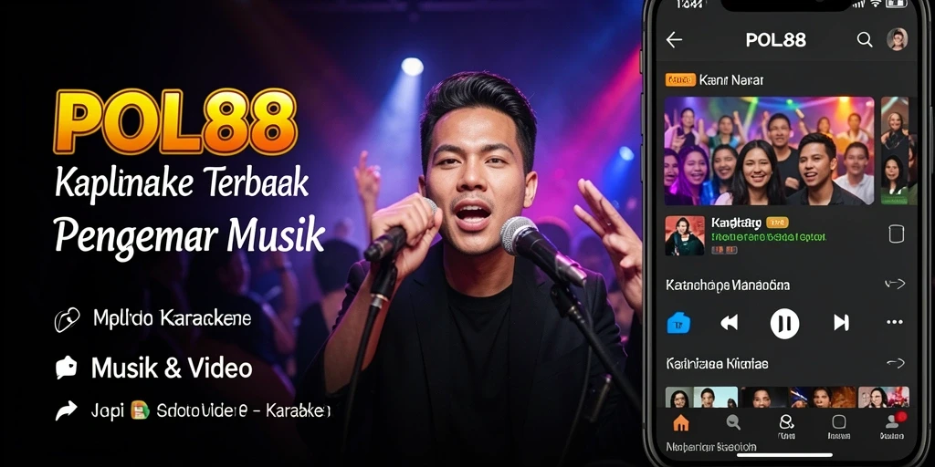 Antarmuka pengguna POL88 yang menarik dan intuitif untuk karaoke.