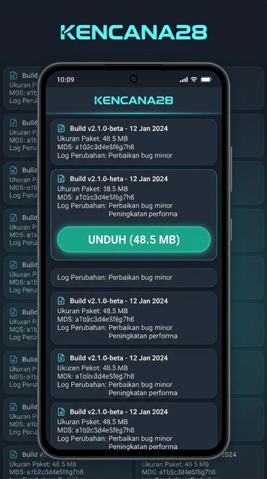 Tampilan halaman APK kencana28